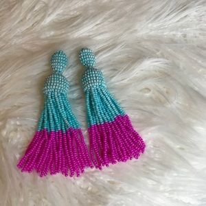 Beaded Tassel Earrings